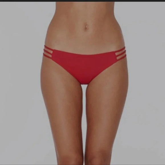L*SPACE LIPSTICK RED KENNEDY BOTTOM Xsmall - Picture 1 of 7